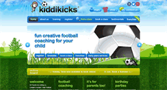 Desktop Screenshot of kiddikicks.co.uk